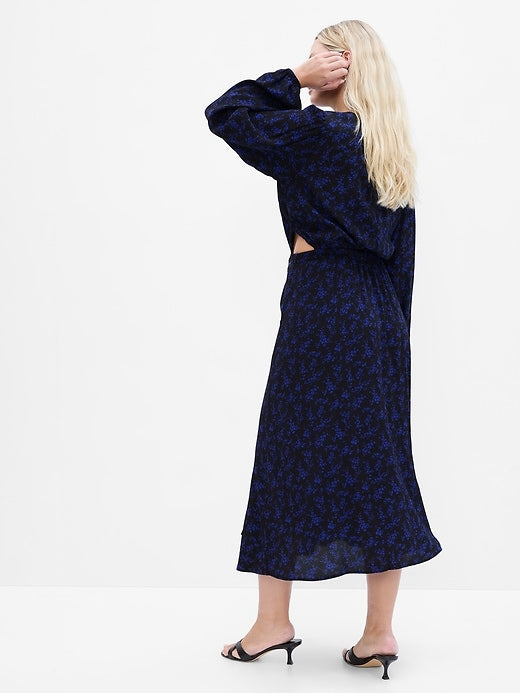 Image number 5 showing, LENZING ECOVERO Cutout Midi Dress